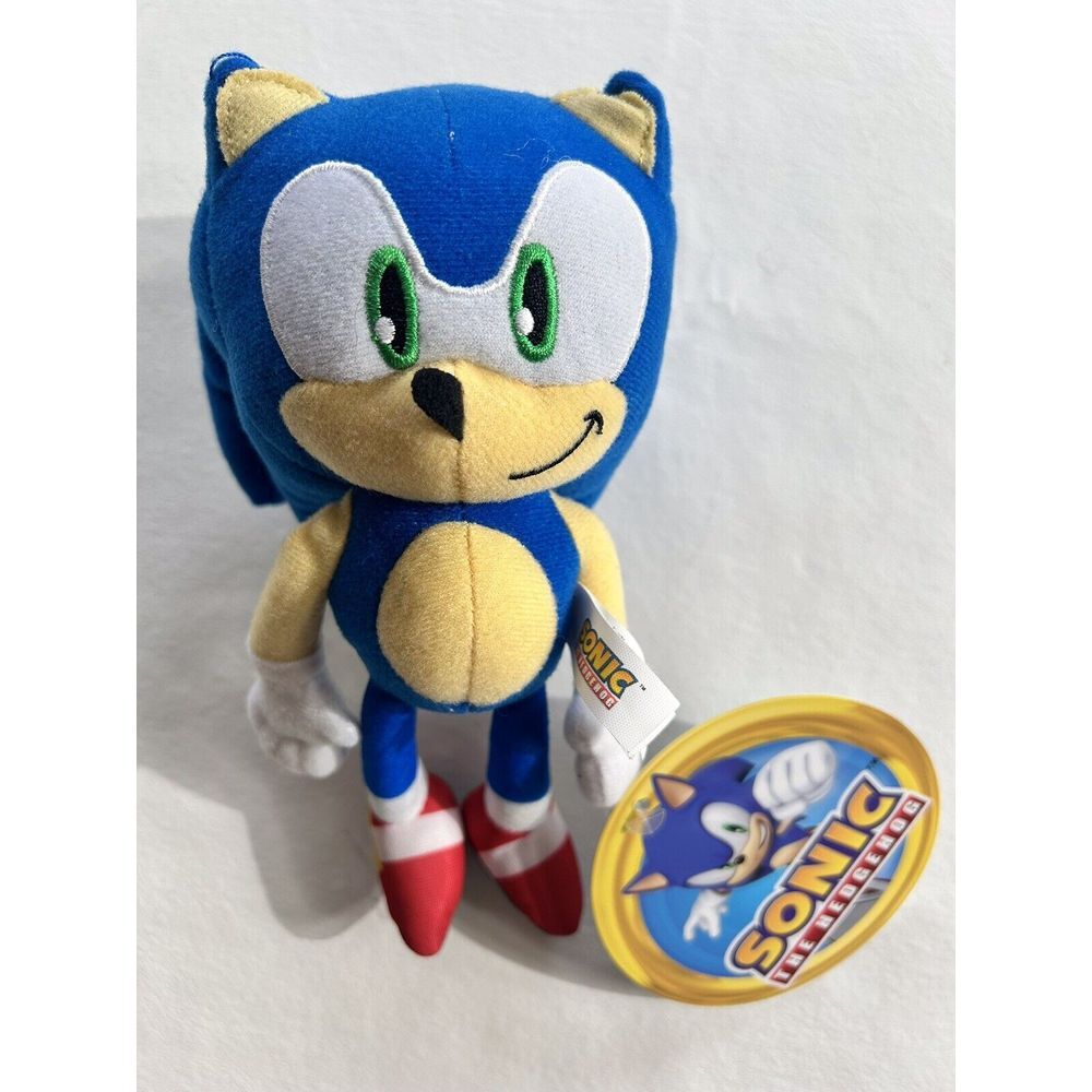 Sega Sonic‎ The Hedgehog 7" Plush Stuffed Toy NWT Toy Factory